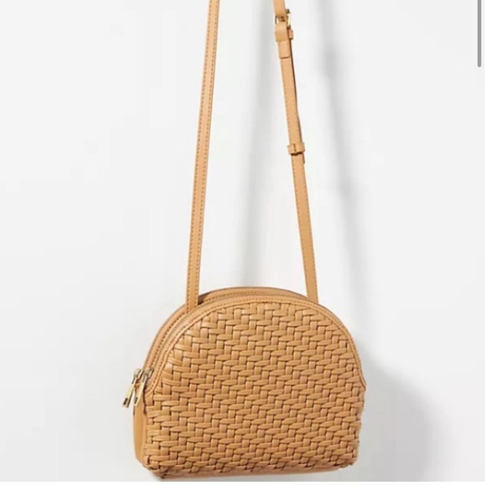 Anthropologie woven crossbody bag
